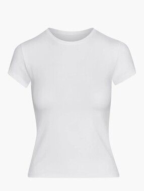 Classic White Crewneck Women's Tee